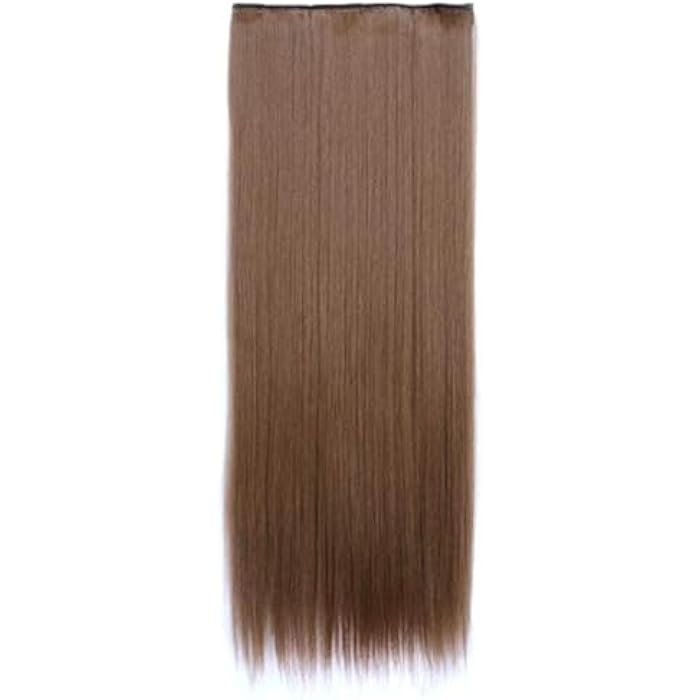 DILLARDS Long Straight Hair Extension For Women Brown - Image 4